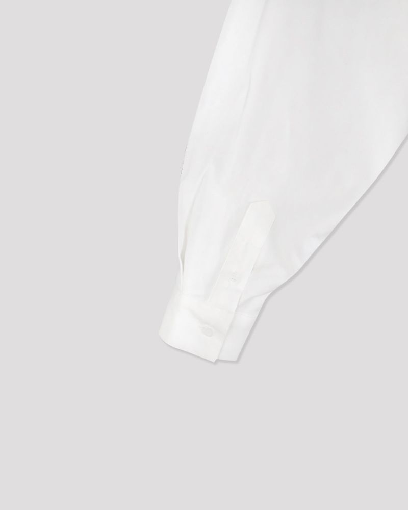 Oxford logo shirt_ivory
