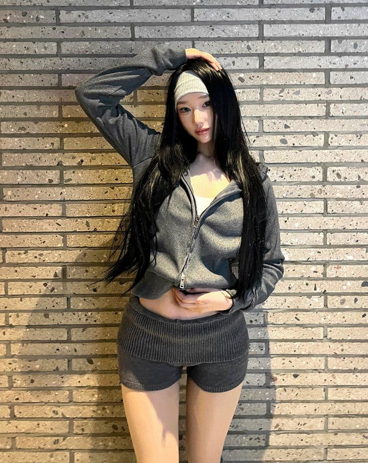 Kitsch knit shorts