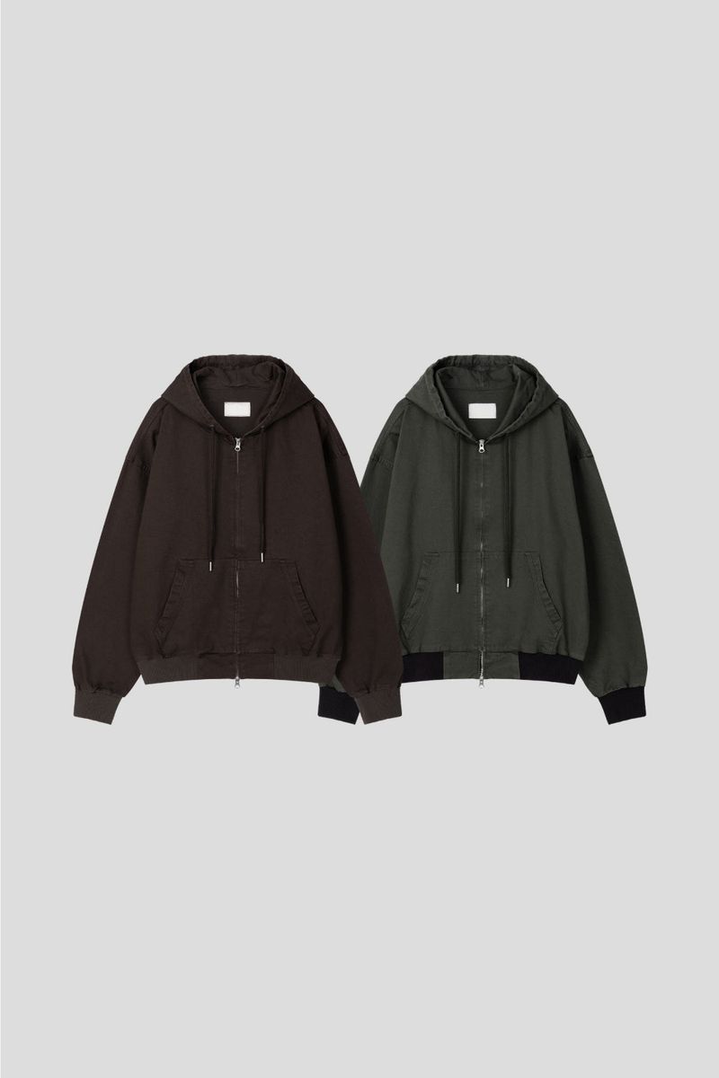 Oxford heavy hooded jacket