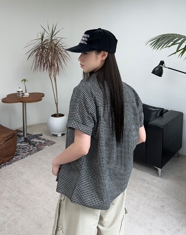 Luati Crop Check Shirt