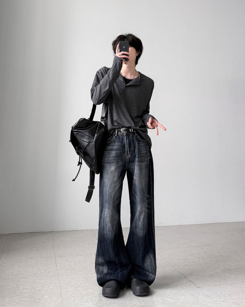 Miake Washing Flare Denim