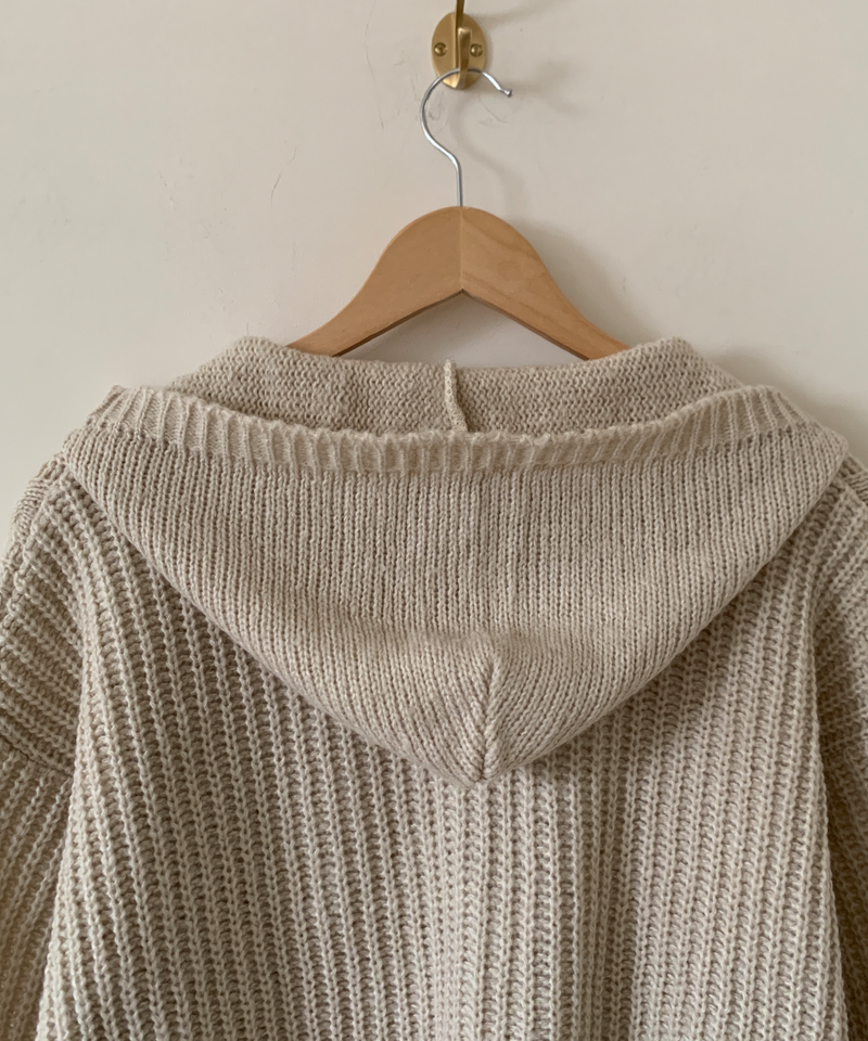 Tteokbokki hoodie cardigan