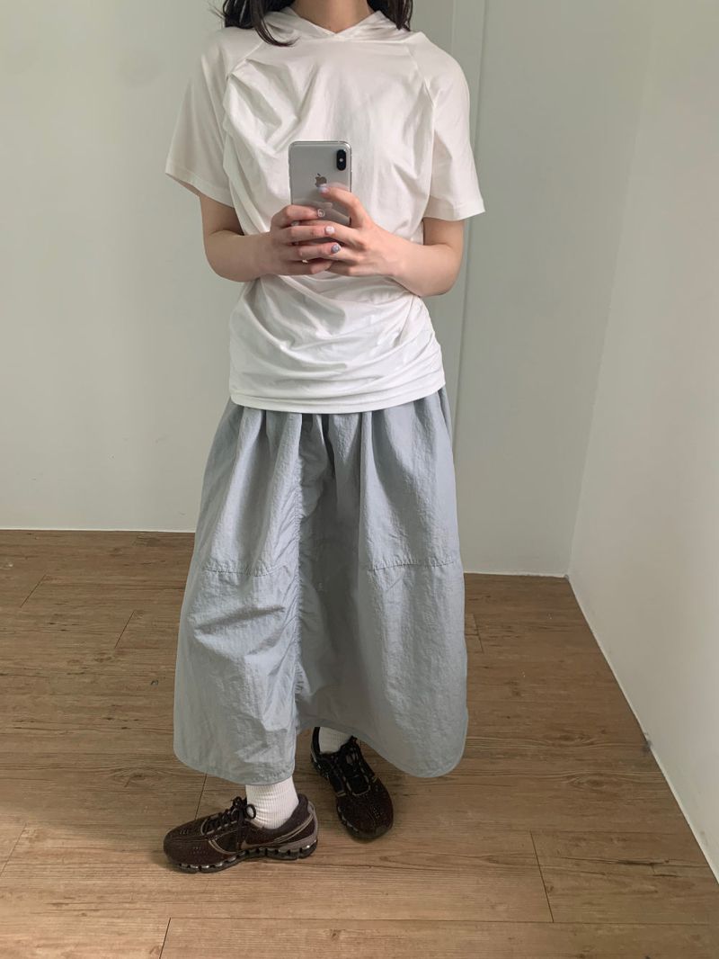 Vivi Balloon Long Skirt (3color)