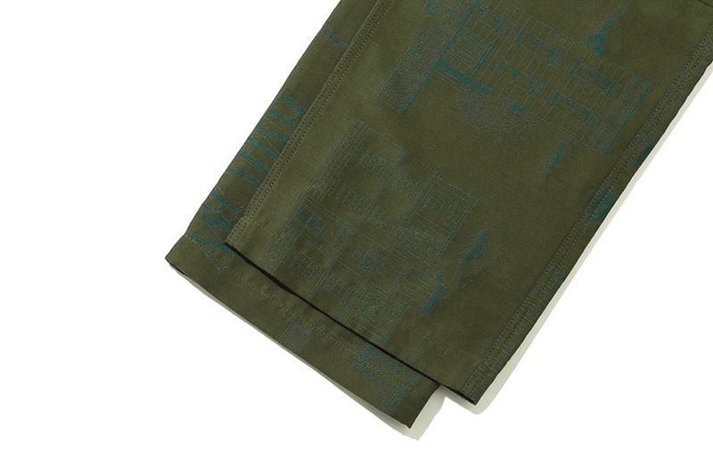 ROMANTIC STREET JACQUARD PANTS_KHAKI