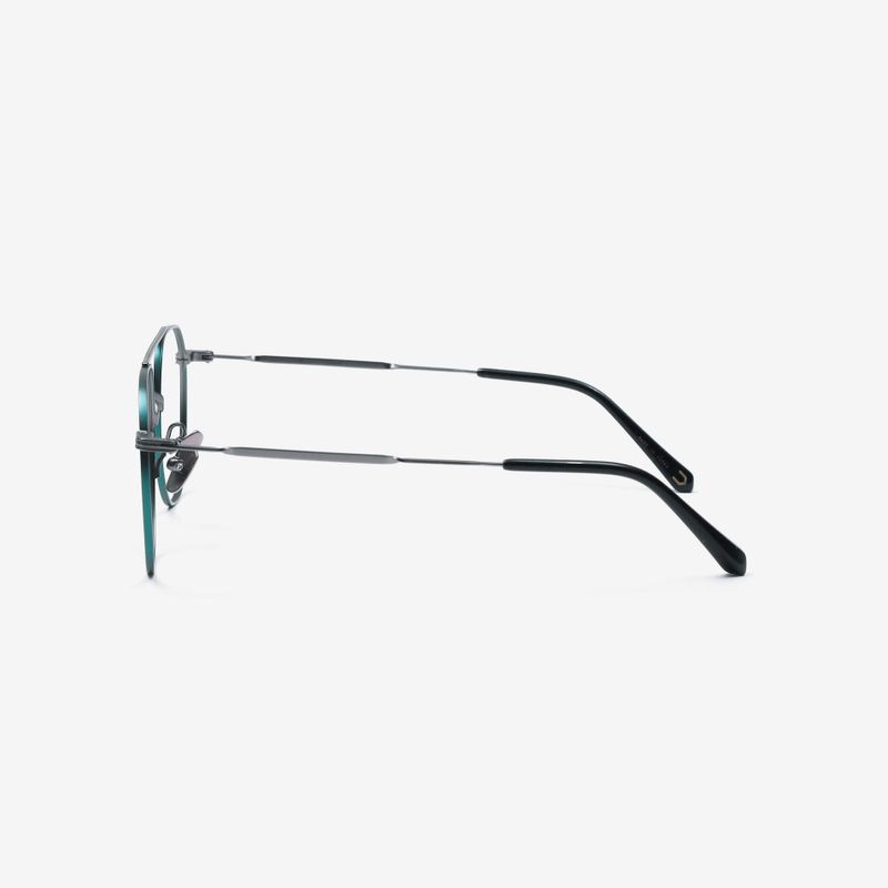 Knouun Round titanium glasses CODE. 101. C Gray