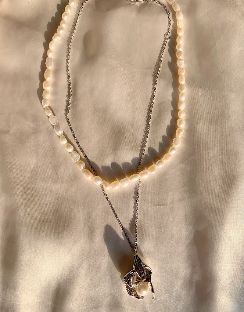 Sienna Pearl Necklace Set