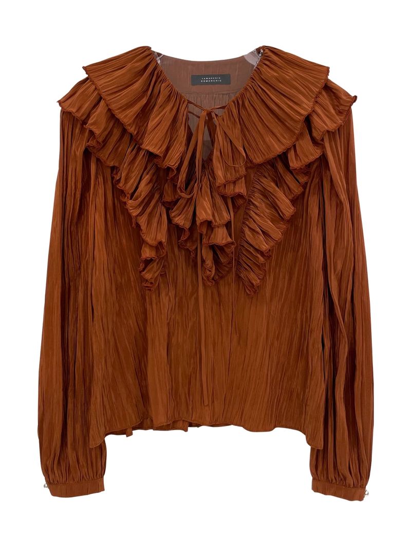 Frill blouse