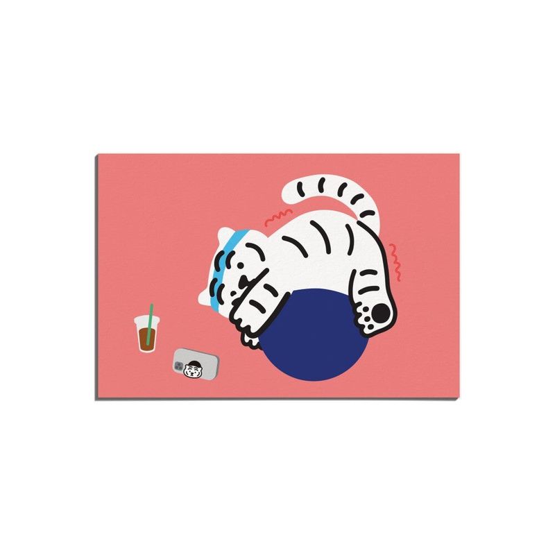 MUZIKTIGER(ムジークタイガー)の「HOME WORKOUT TIGER POST CARD(Smartphone Accessories)」