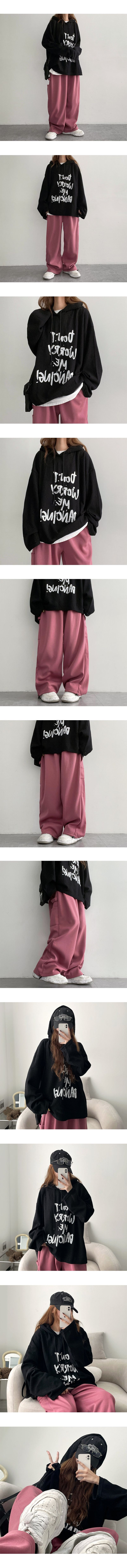 Soru Thick Pocket Carpenter Banding Wide Pants