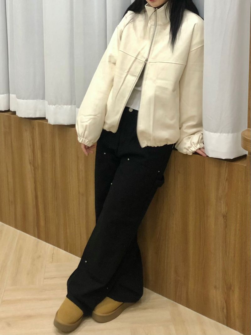 Irving leather jumper