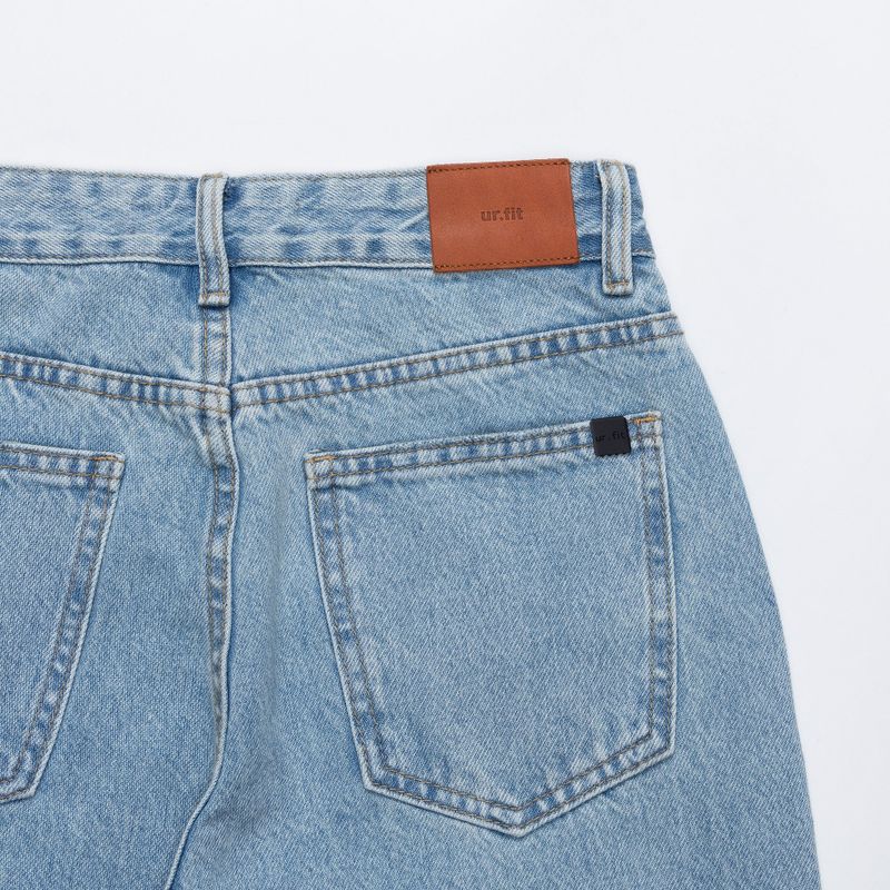 WIDE LIGHT BLUE DENIM PANTS code 21010