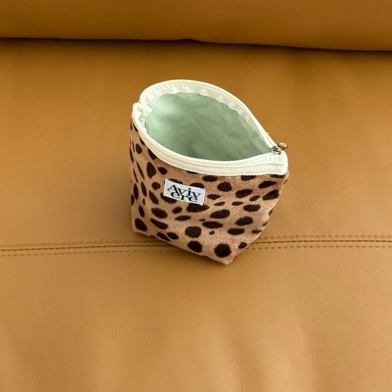 classic pouch_dalmatian beigebrown