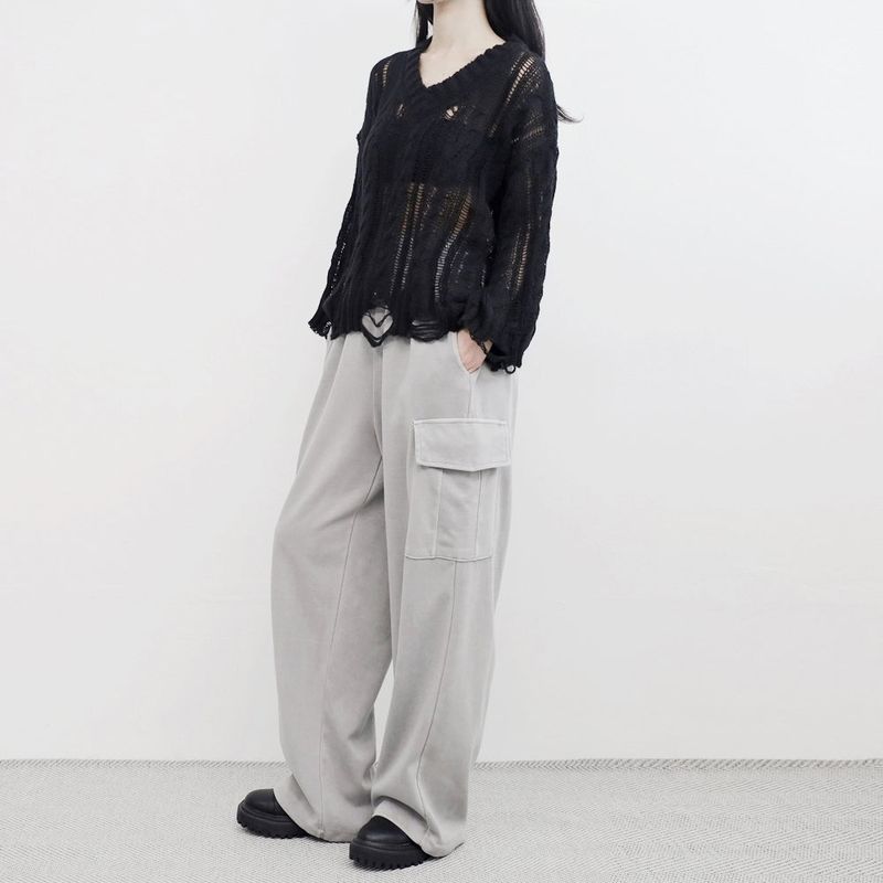 (Unisex) LeCia Cargo String Pants
