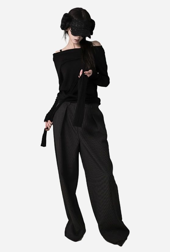 Bay One-Tuck Straight Slacks