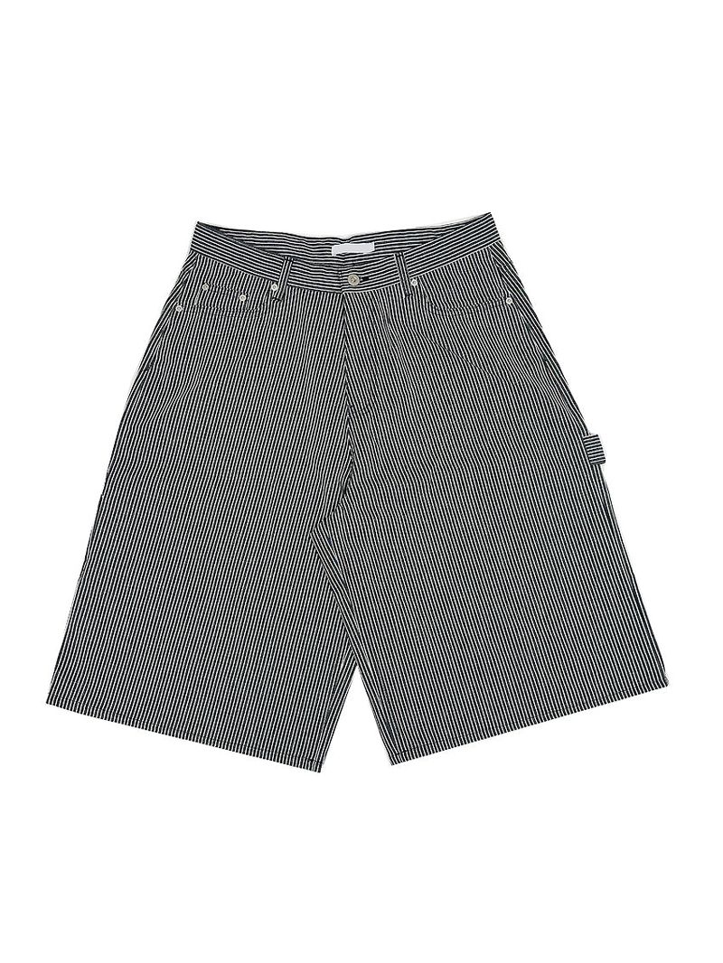 No.1237 L stripe carpenter bermuda SHORTS