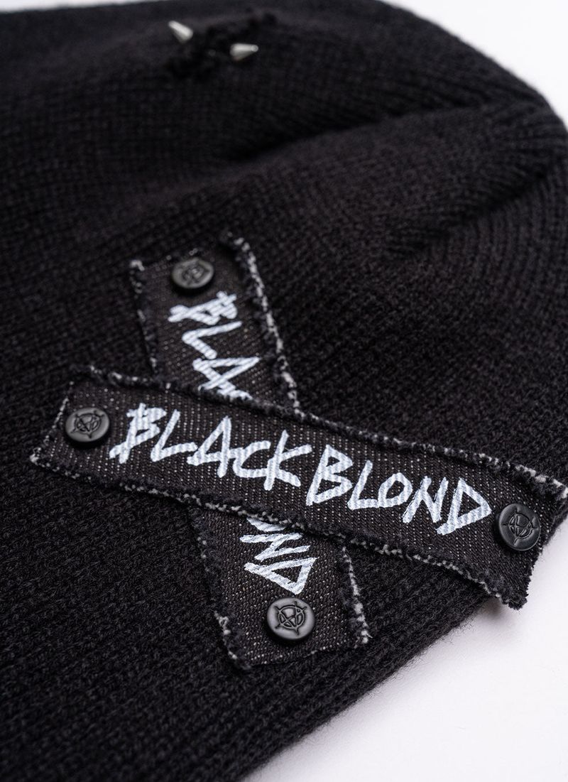 BBD Hand-stitched Graffiti Logo Beanie (Black)