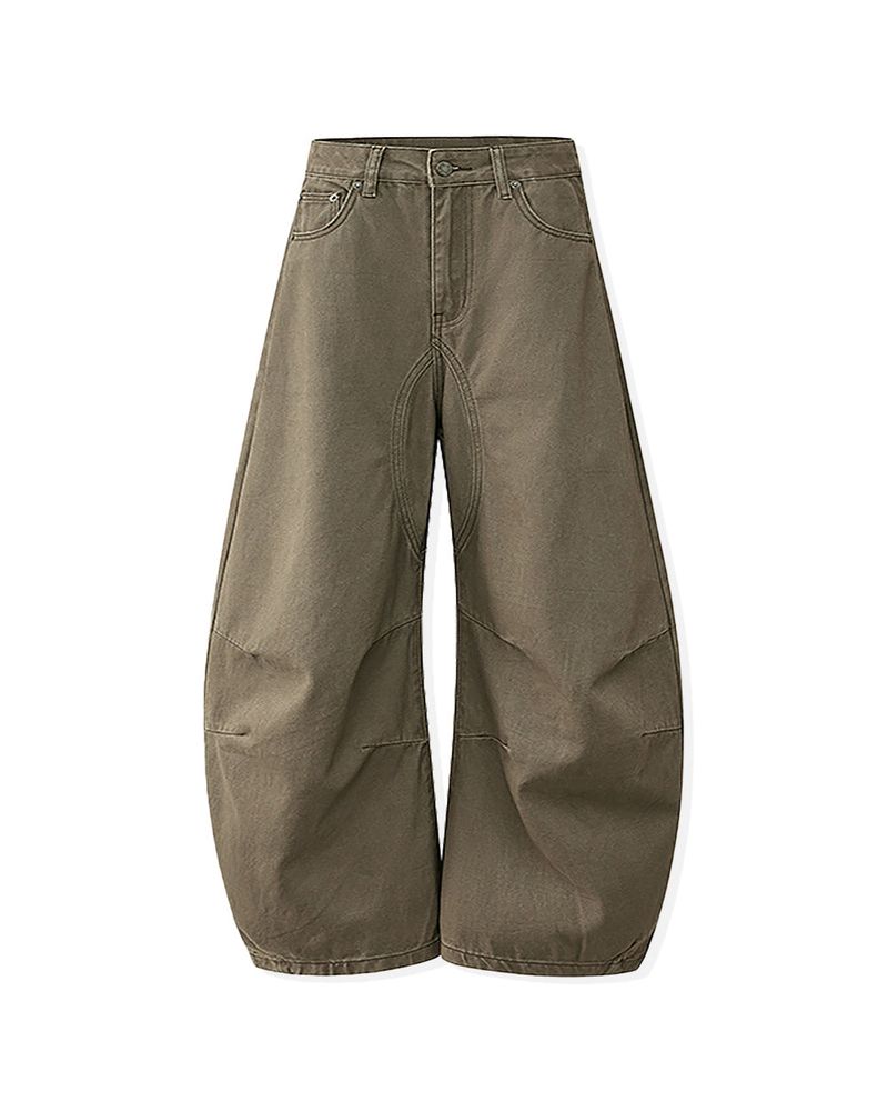 OVRUNE Panel Curved Cotton Pants