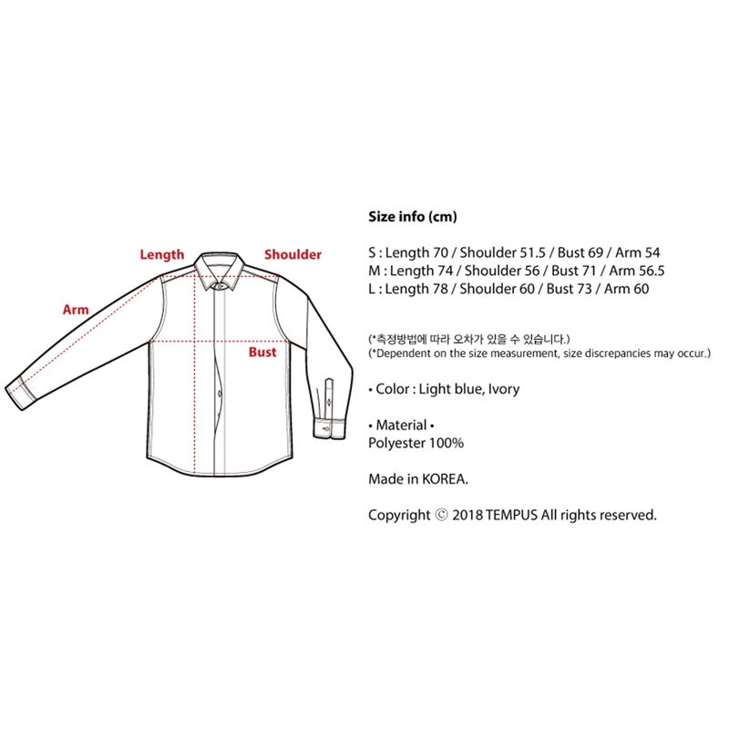 TEMPUS CITY BOY SHIRTS [LIGHT BLUE]