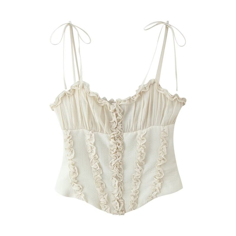 Cozy&Kitsch(コージーアンドキッチ)の「Yune Frill Corset Top(Tops)」