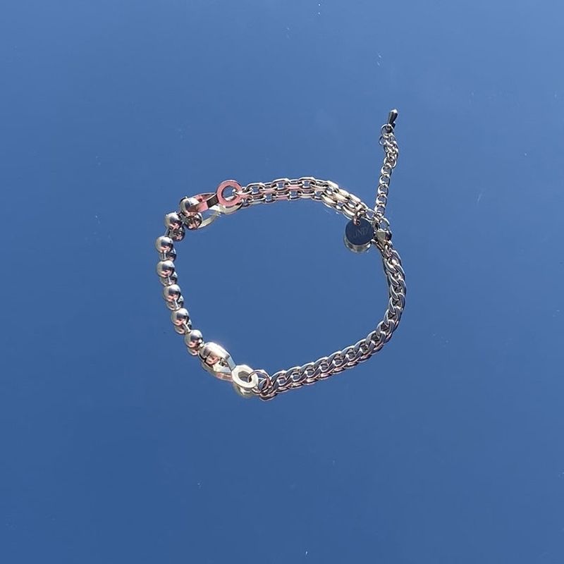 RUNDS（ランド）の「ミックスチェーンブレスレット（アクセサリー）」