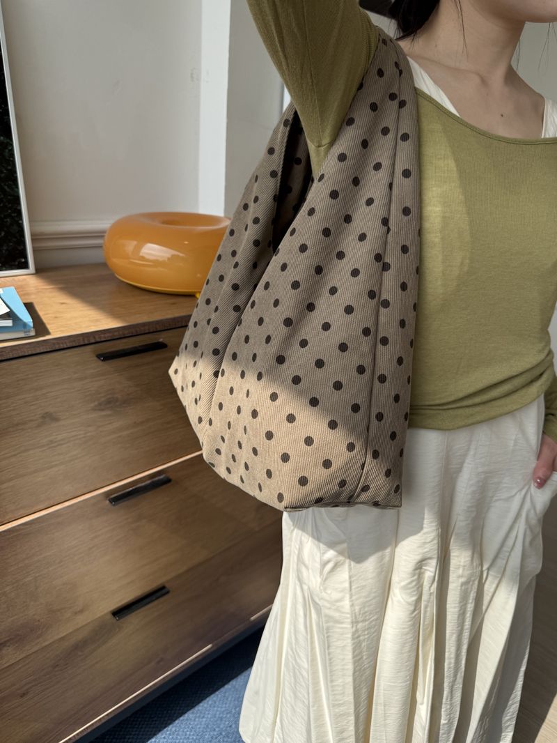 Cordu dot bag (brown)