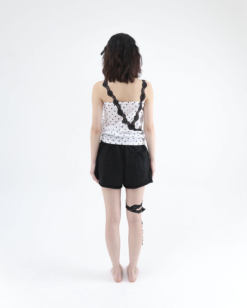  LACE SHORTS PANTS BLACK