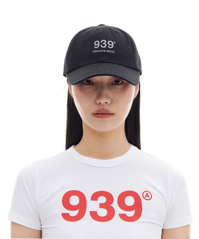 ARCHIVE BOLD(アーカイブボールド)の「939 BASIC 6-PANEL CAP (BLACK)(Hats)」