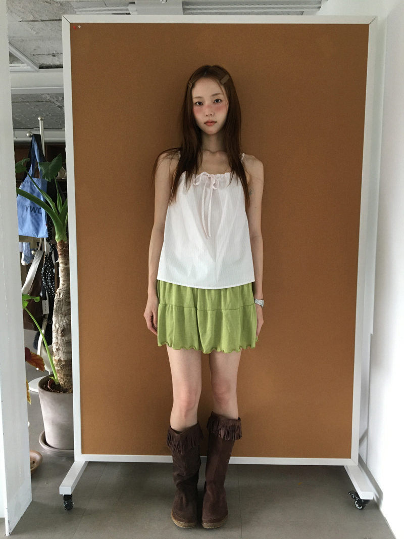Rev Shirred Sleeveless (2color)