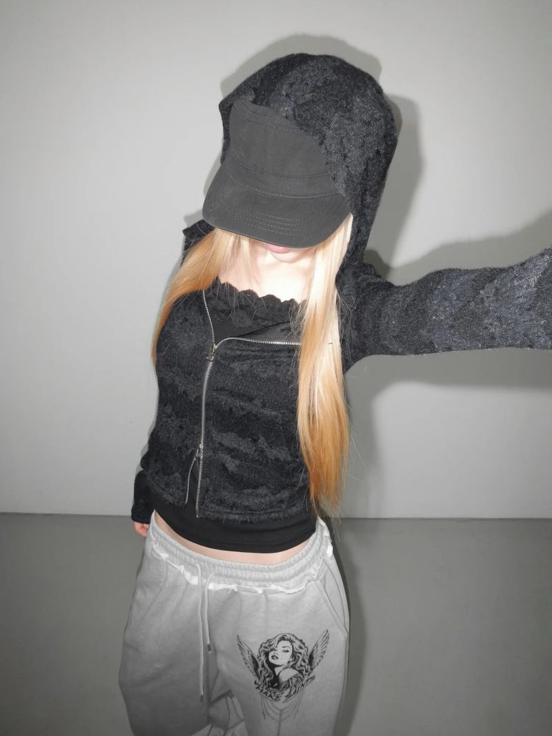 wool fur knit hz(2 color)