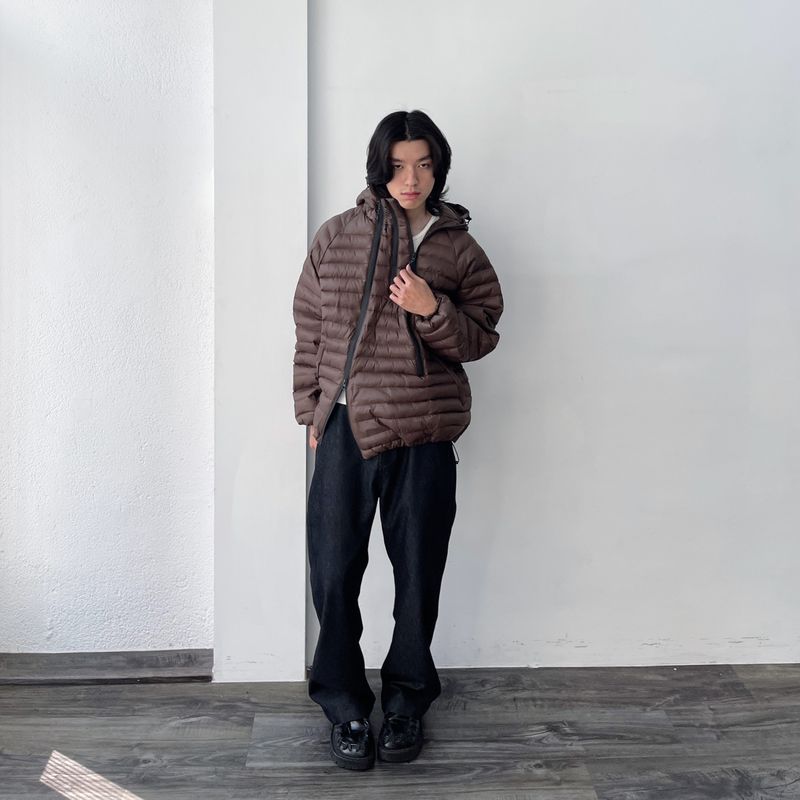 Layered Zip Down Jacket