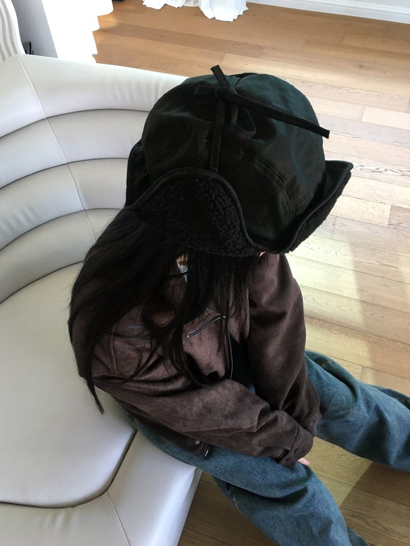 Uchi Fleece Nylon Roasted Chestnuts Ear Dori Trooper Hat Hat