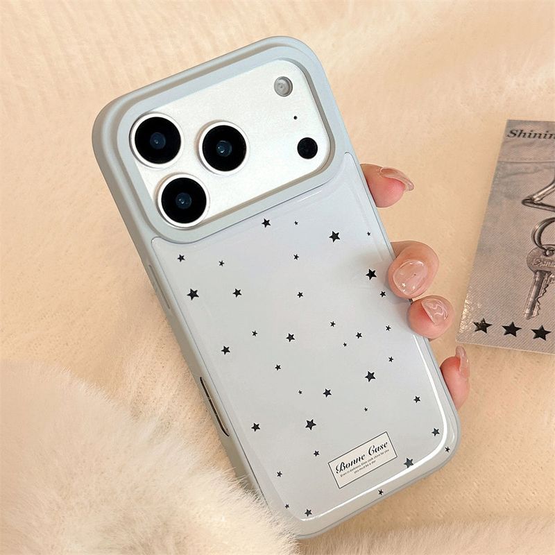 Summer Blue Star Drop Coating DIY Theme iPhone Case