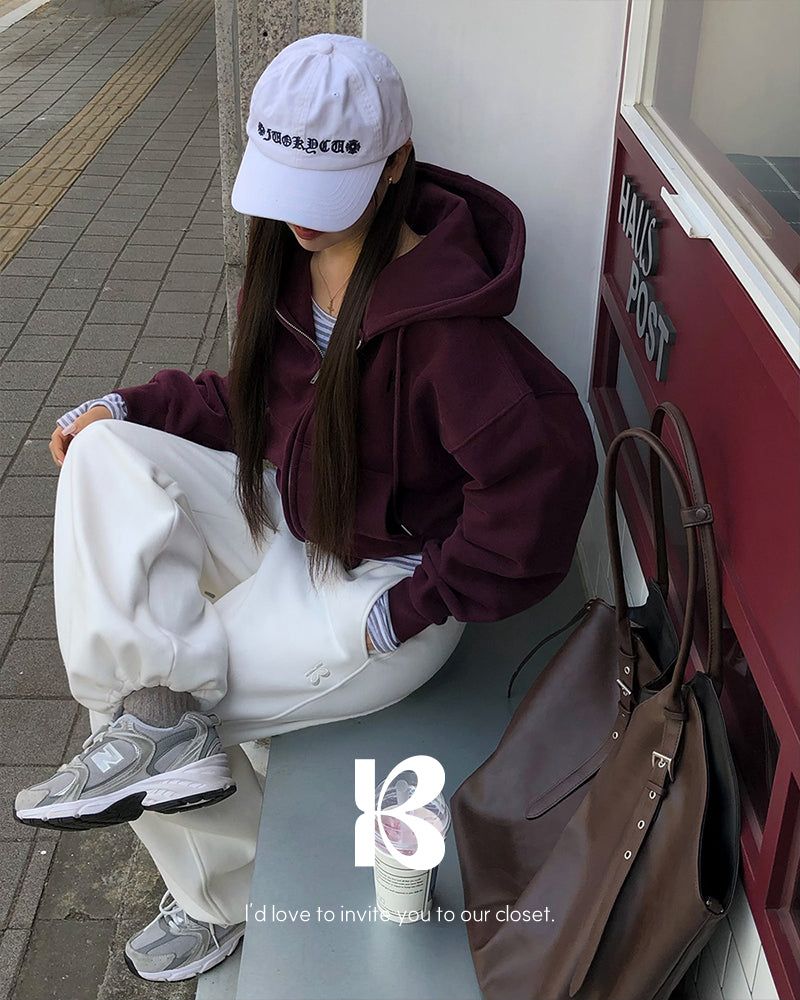 [ORIGINAL] Tibet 2-Way Cropped Hood Zip-Up