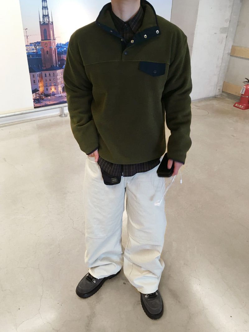 No.1588 C fleece anorak