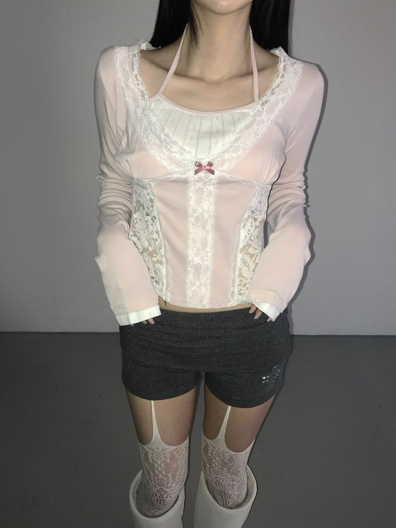 roomie lace top(4color)