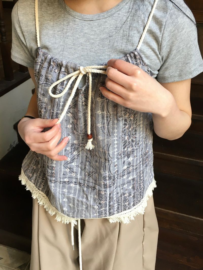 Bohemian Tassel Bustier Sleeveless (2c)