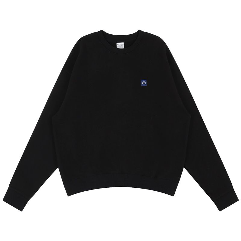MVR PATCH LOGO SLEEK SWEATSHIRT BLACK