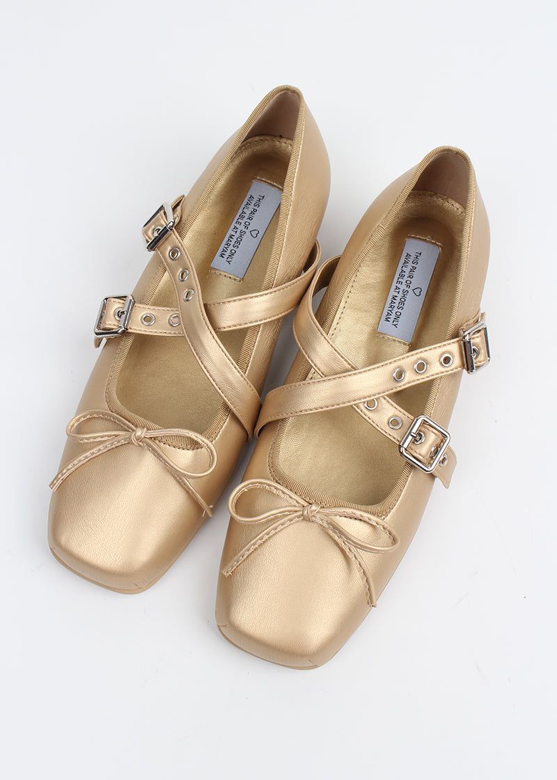 BELT FLAT MARY JANE SHOES