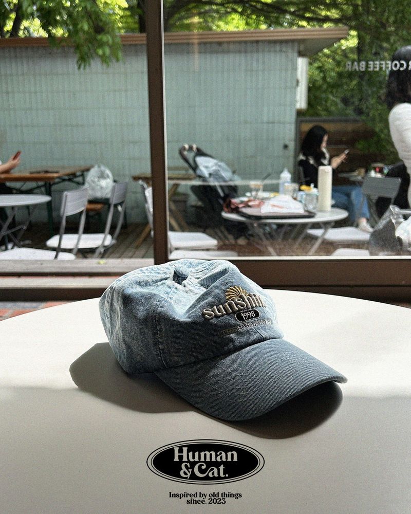 SUNSHINE WASHED DENIM BALL CAP / BLUE