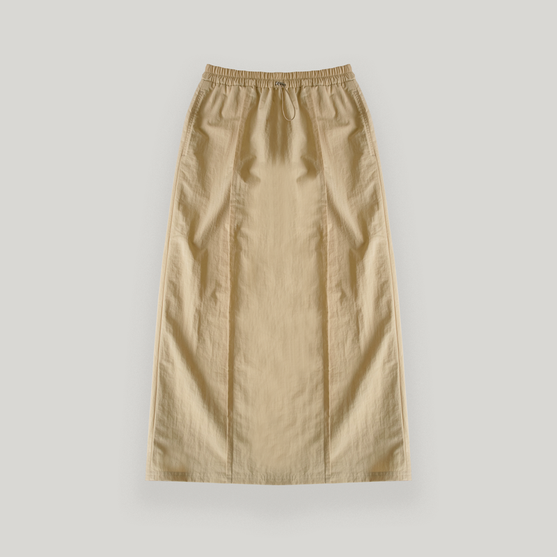 UBEIGE（ユーベイジ）の「Butter Slit Nylon Zipper Skirt（Skirts）」