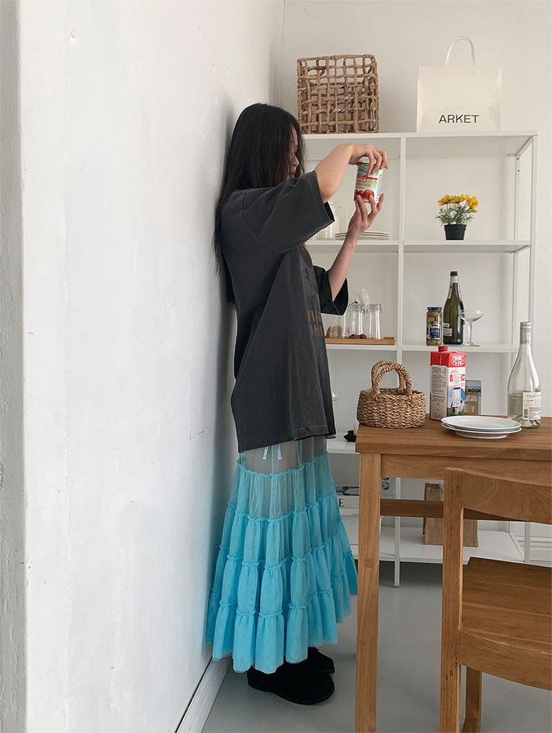 CANCAN LAYERED SKIRT DRESS (3C)