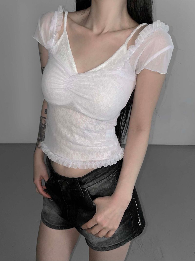 mikasa mesh top (3 color)
