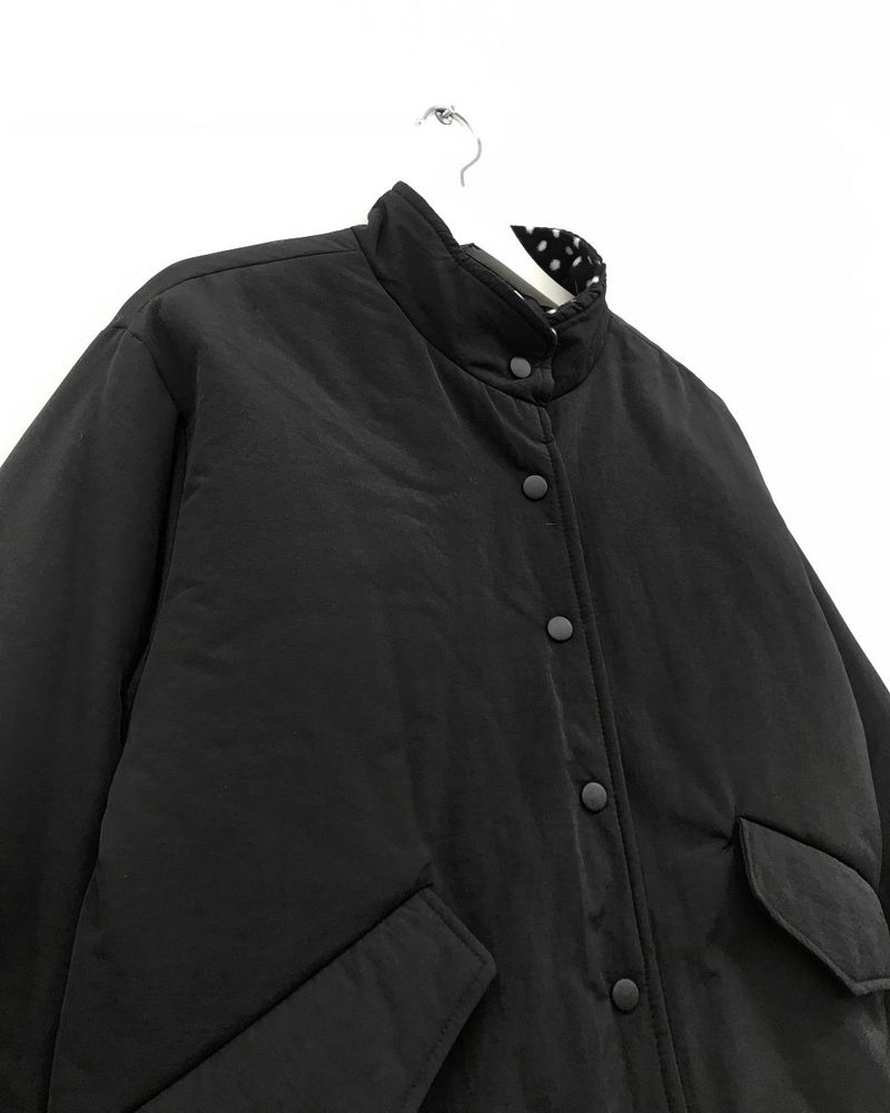 Coco Dot Padded Field Jacket (2color)