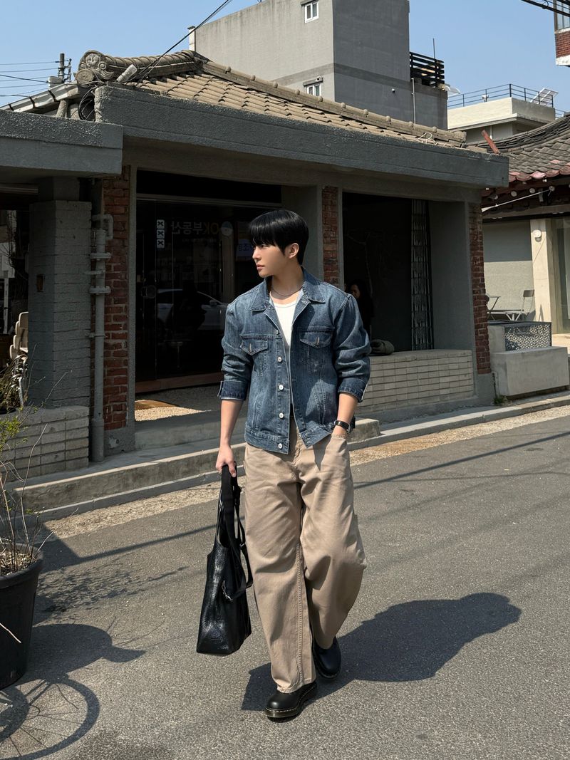 D-ring puttige curved pants