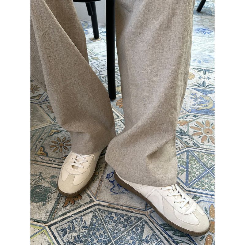 [HANDMADE] Daily round sneakers(4color)
