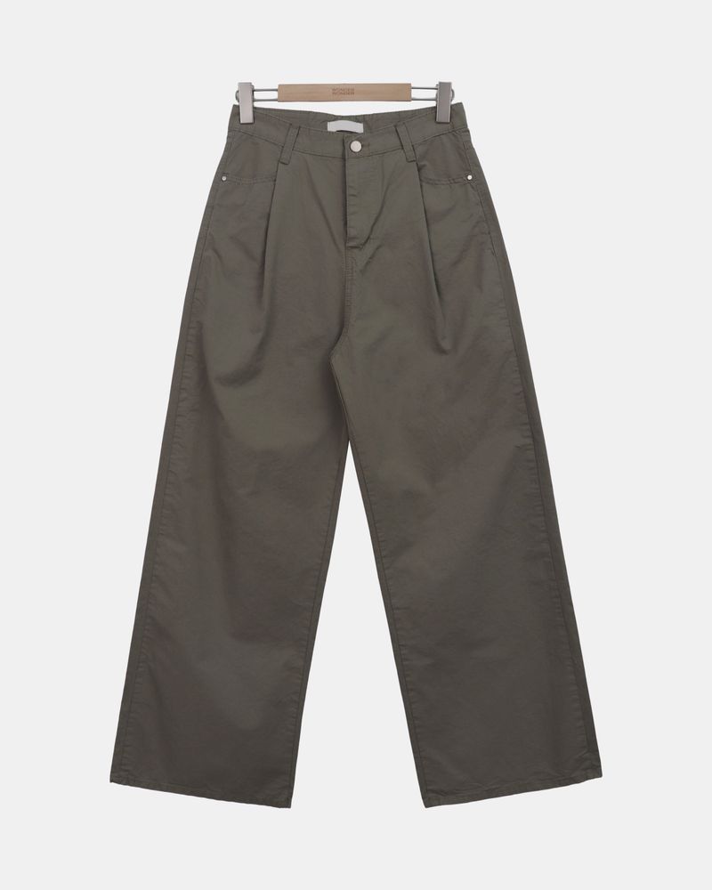 Hichel Washed Wide Pants