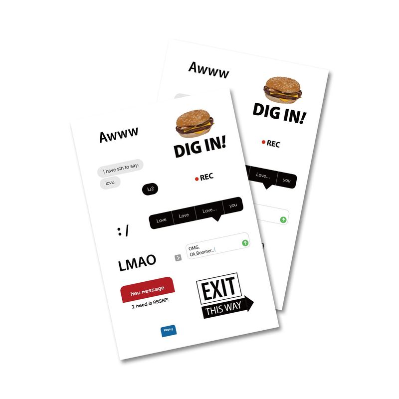 [sticker] Our text_ver.04