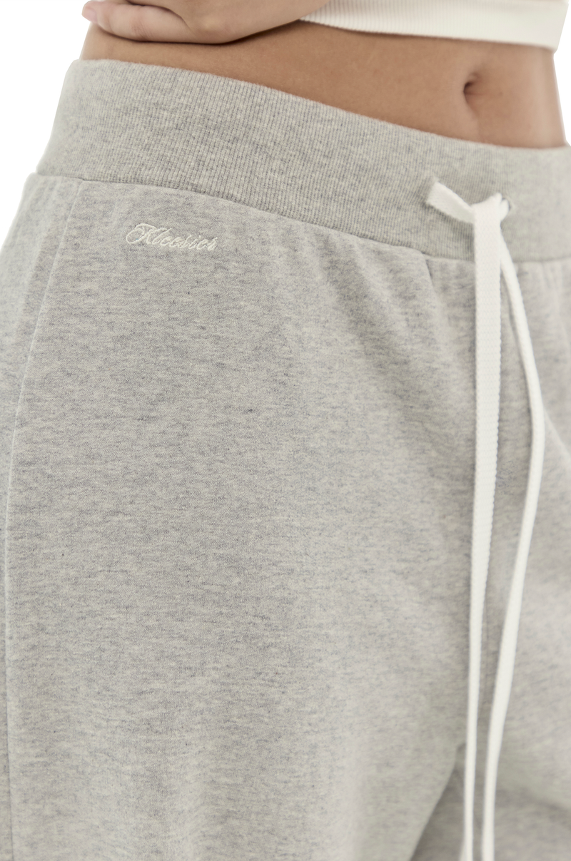 09 Numbering straight pants, Pink