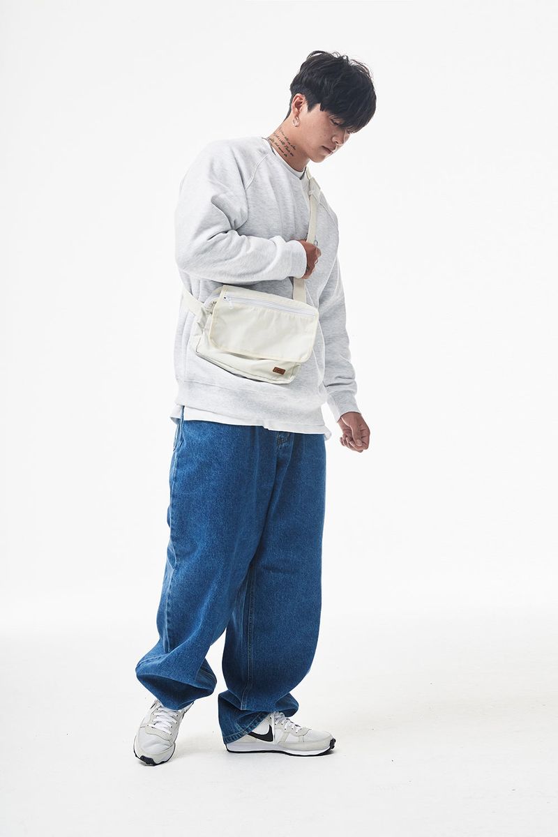 MBSRCOPT100 MID90 BAGGY DENIM PANTS DEEPBLUE