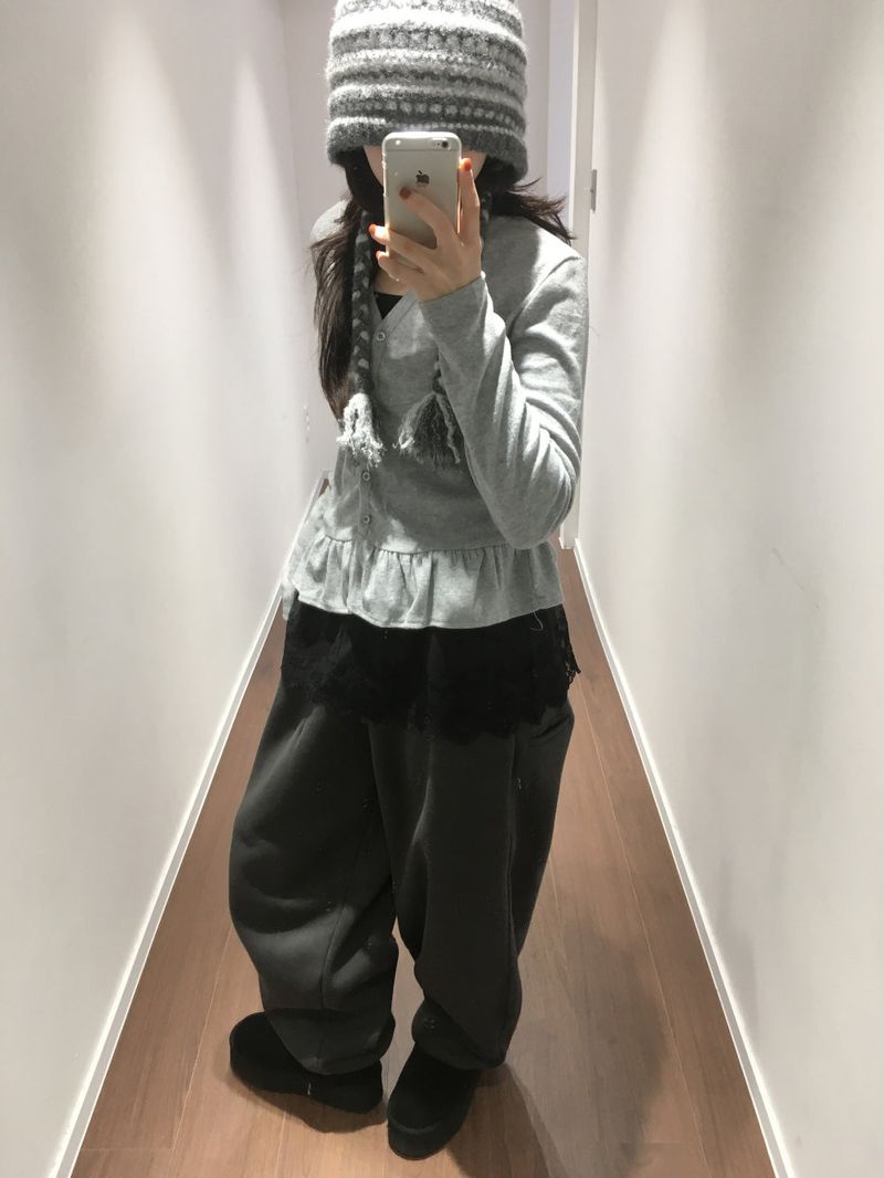 Peach Pintuck Jogger Pants (7color)